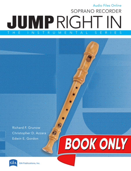 Jump Right In: Recorder Book Only