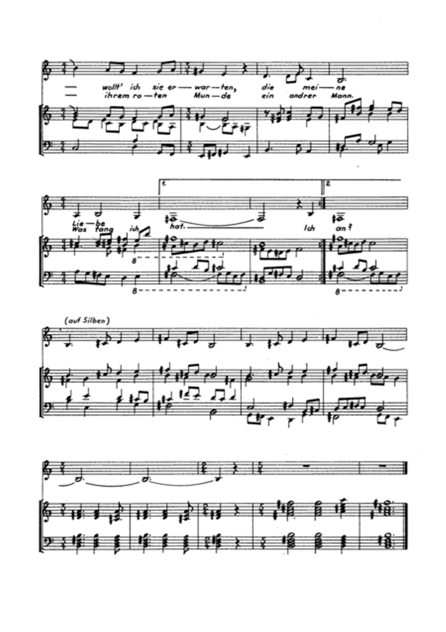 Ich weiss ein Madchen Voice scores gallery preview page 4