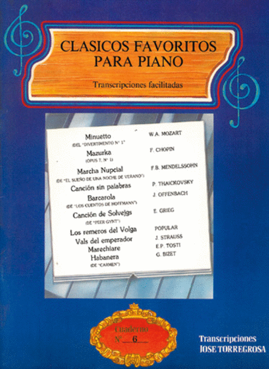 Clasicos Favoritos para Piano No.6