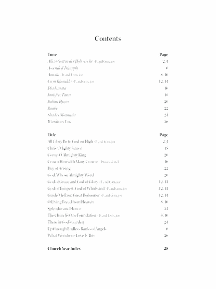 Ten Hymn Introductions, Set 3 Organ Solo scores gallery preview page 3
