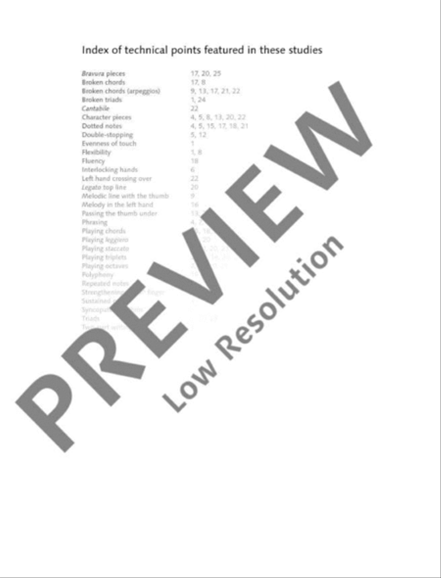 25 Melodic Studies Piano Method scores gallery preview page 4
