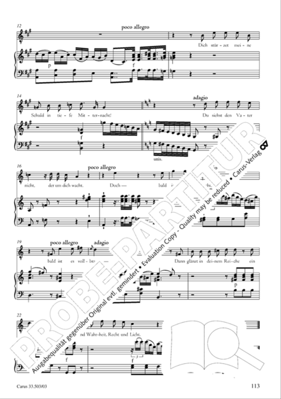 Passion according to St. Matthew (Passions-Musik nach dem Evangelisten Matthaus) SSATB scores gallery preview page 114