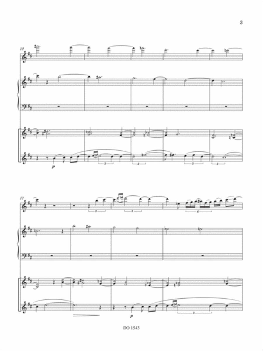 Lamento et Rock bulgare Piano Trio scores gallery preview page 3