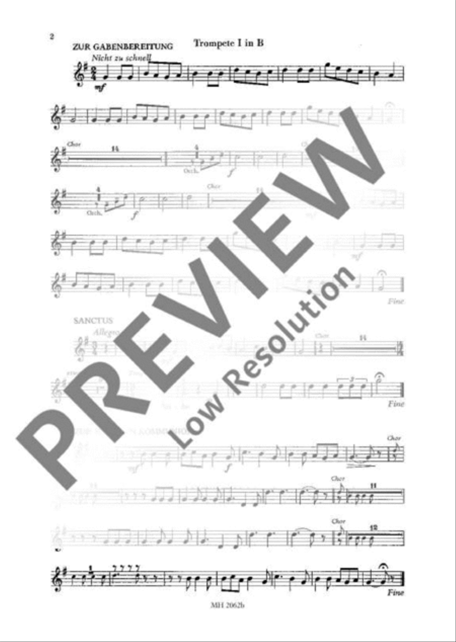 Die Kleine Messe Die Kleine Messe Mixed Choir scores gallery preview page 11