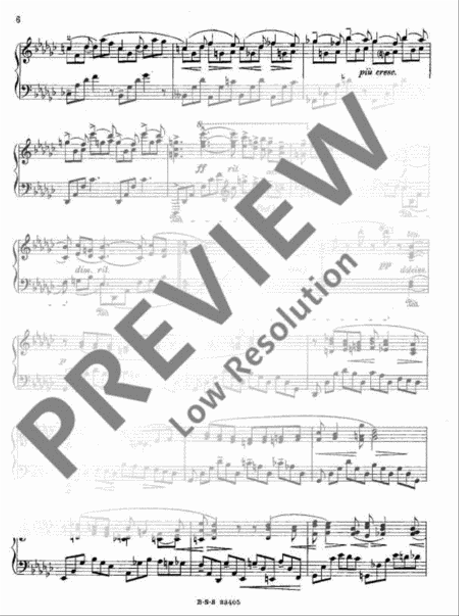 Impromptu Piano Solo scores gallery preview page 7