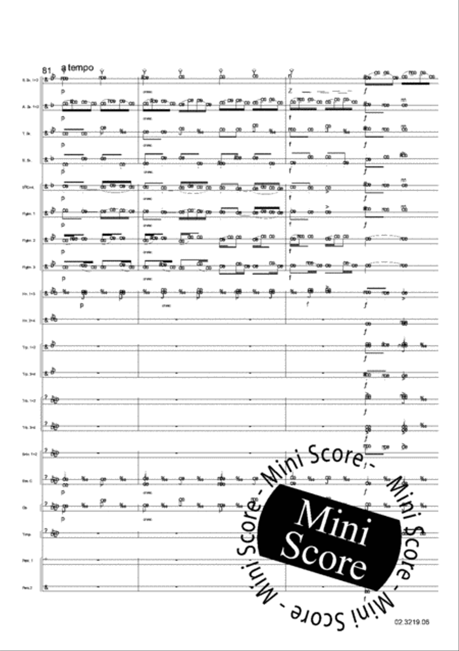 Slavonic Dance no. 13 Fanfare Band scores gallery preview page 21
