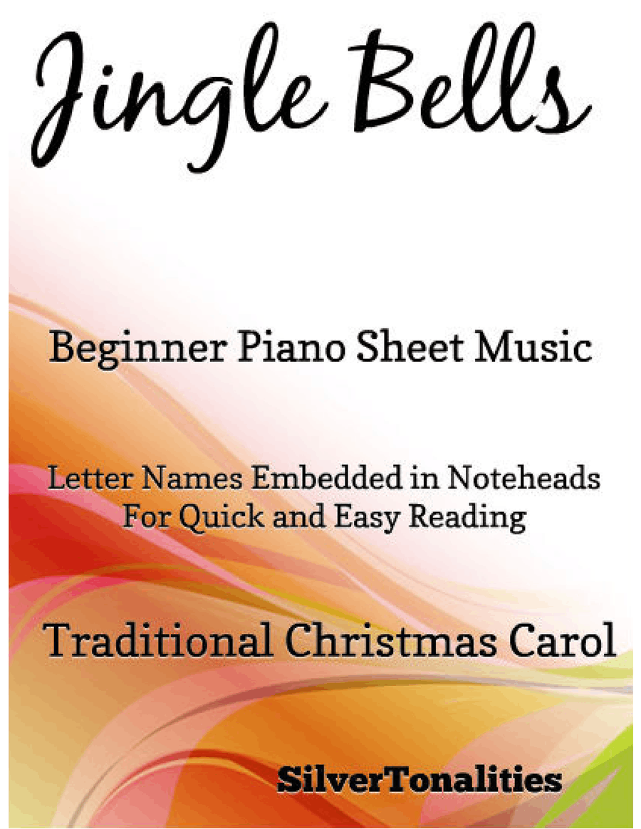 Jingle Bells Beginner Piano Sheet Music Easy Piano scores gallery preview page 1