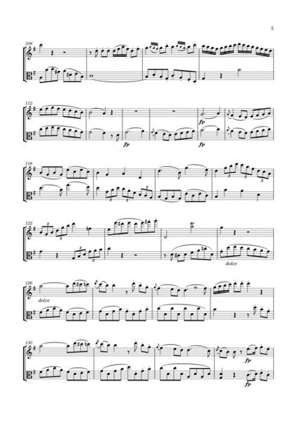 Hoffmeister - 3 Concertant Duets for Flute & Viola