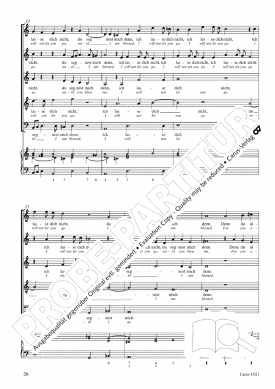 Schein: Israelsbrunnlein. Fontana d'Israel. Complete edition Choir scores gallery preview page 33