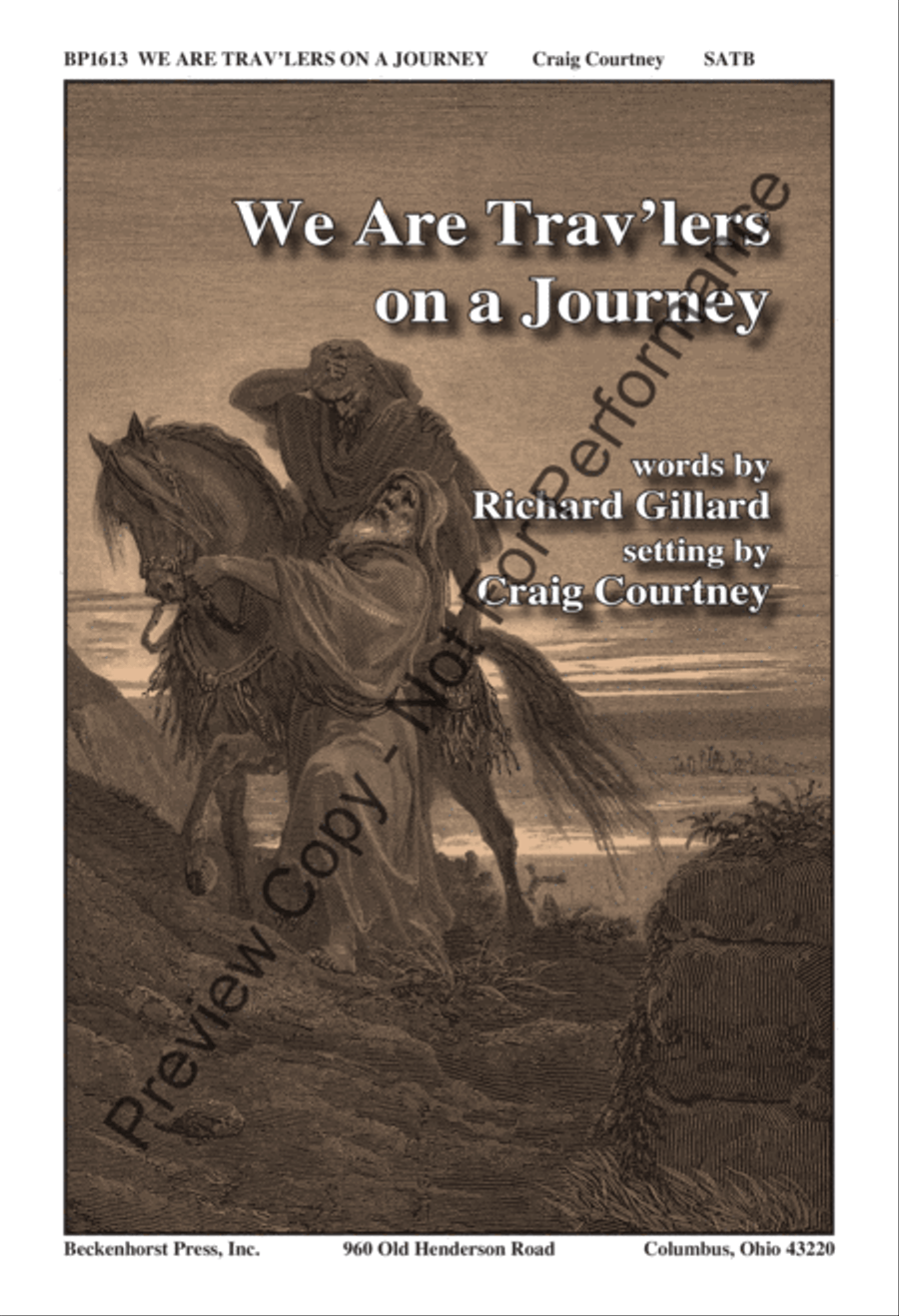 We Are Trav'lers on a Journey 4-Part scores gallery preview page 2