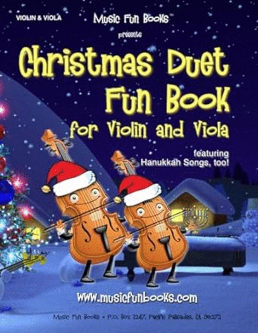 Christmas Duet Fun Book for Violin and Viola String Duet scores gallery preview page 1