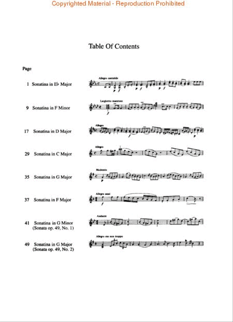 Sonatina Album Sonatina Album Piano Solo scores gallery preview page 2