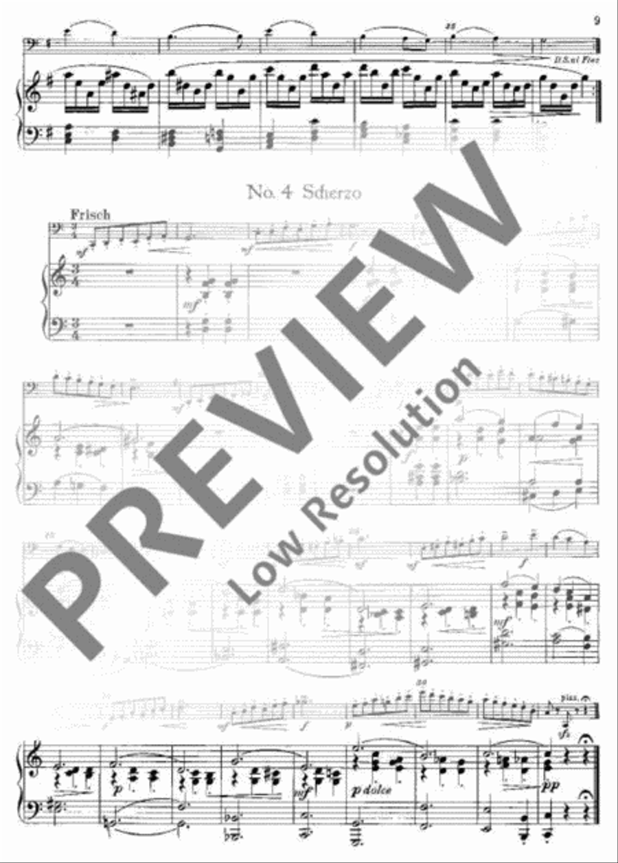 Ten Miniatures Cello scores gallery preview page 10