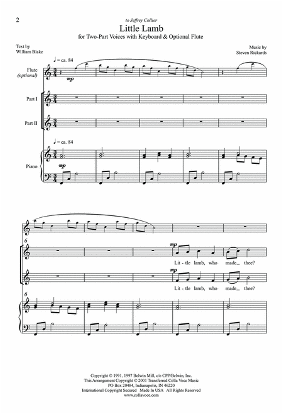 Little Lamb SA scores gallery preview page 2