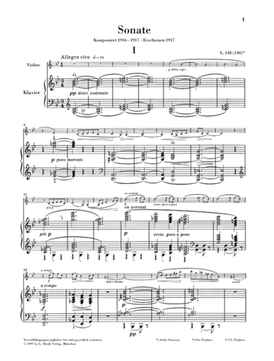 Sonata for Violin and Piano