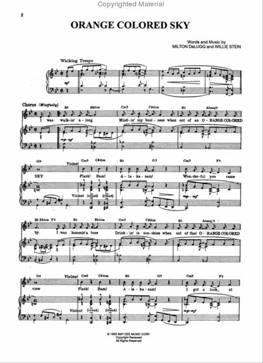 Orange Colored Sky Small Ensemble scores gallery preview page 2
