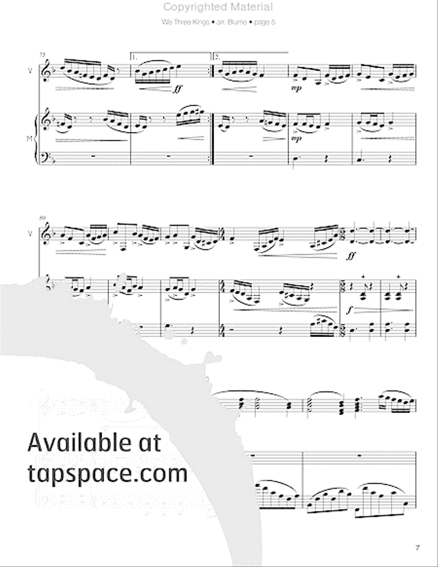 Winterludes for Two Winterludes for Two Marimba scores gallery preview page 10