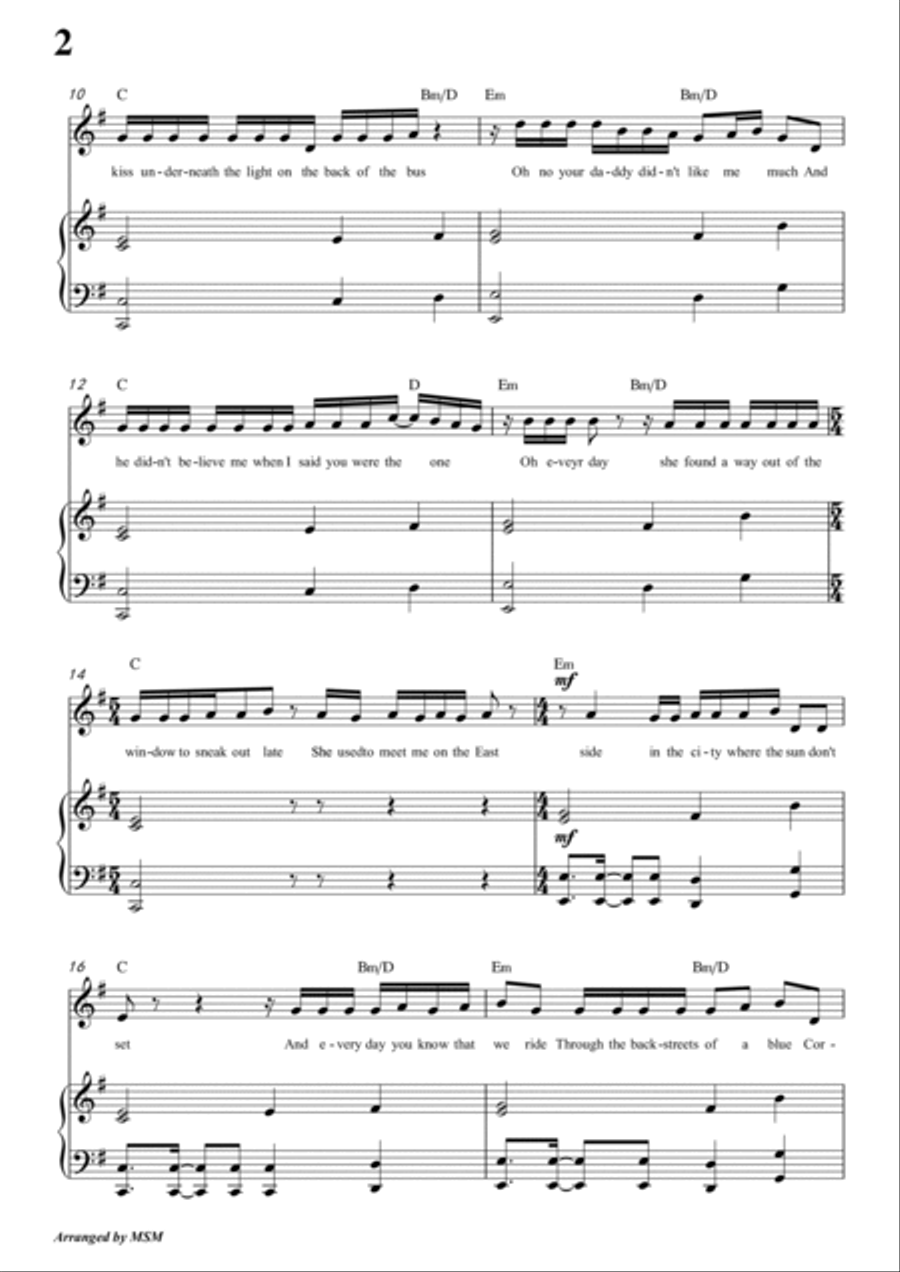 So Long Voice scores gallery preview page 4
