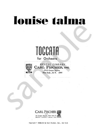 Book cover for Toccata for Orchestra