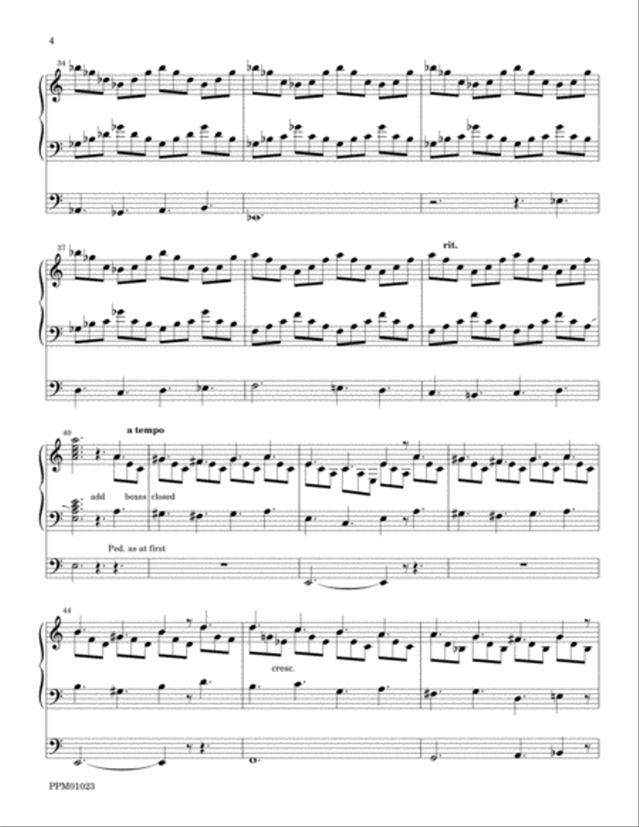Toccata in A Minor Organ scores gallery preview page 6