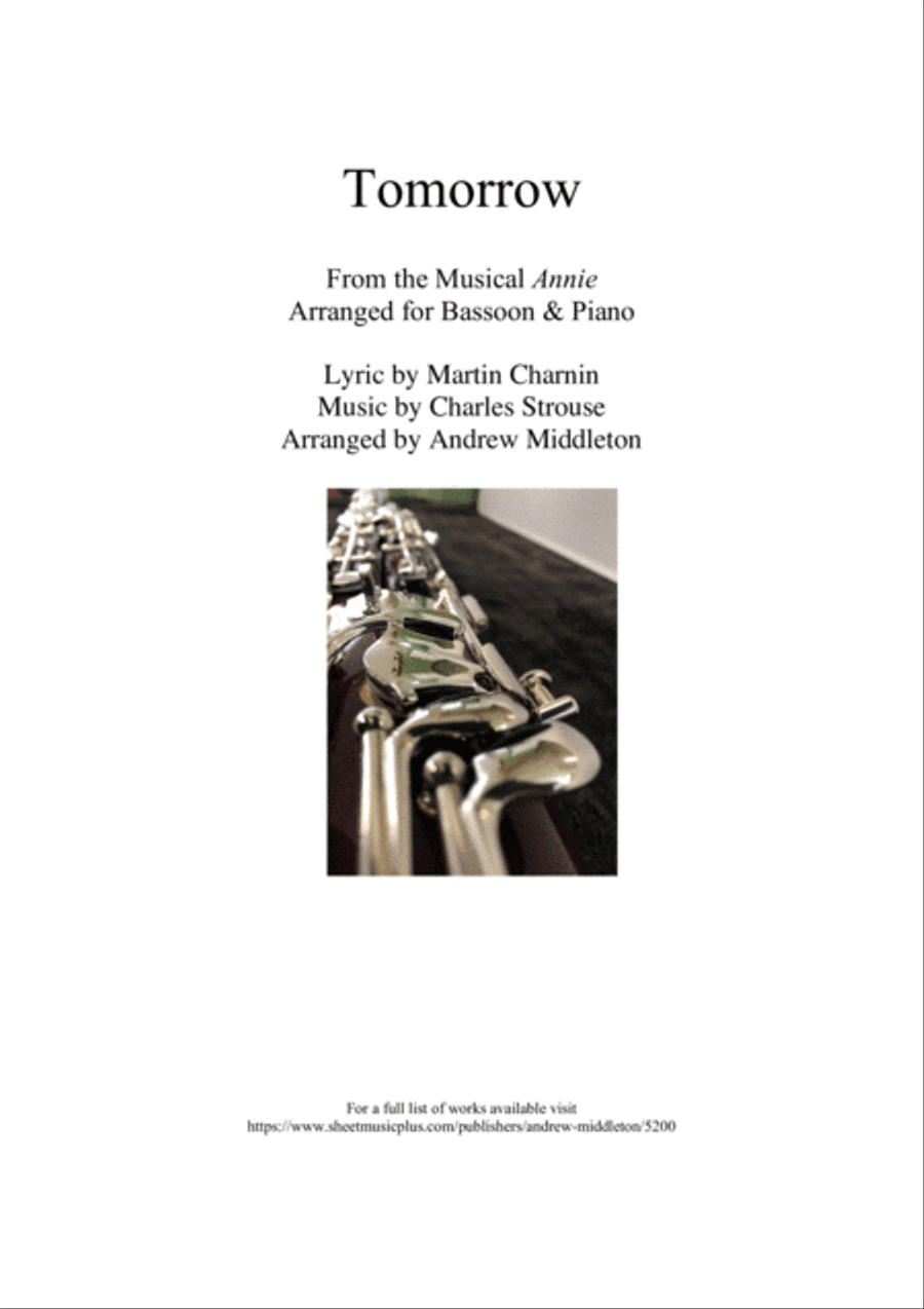Tomorrow Bassoon scores gallery preview page 1