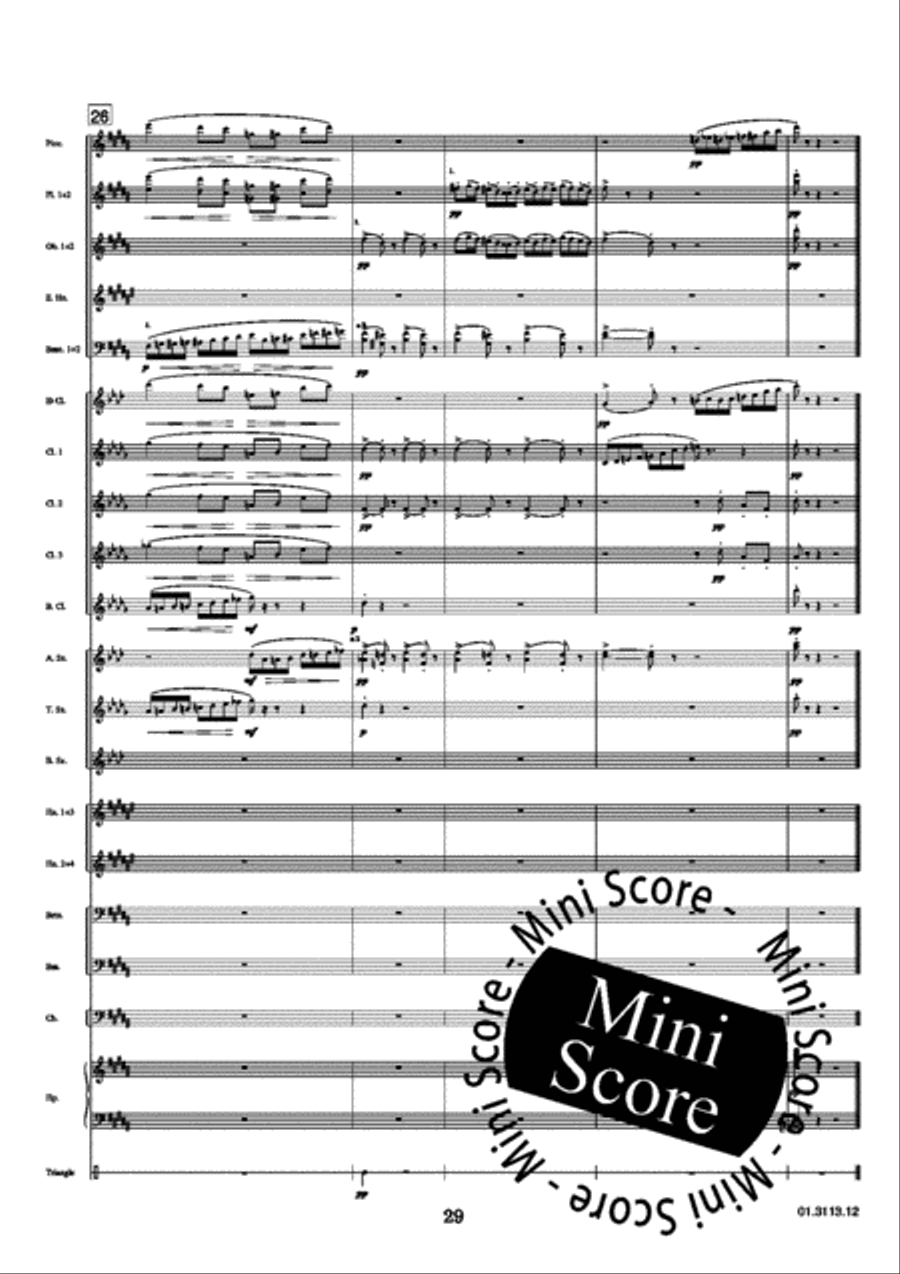 Pictures at an Exhibition Concert Band scores gallery preview page 33
