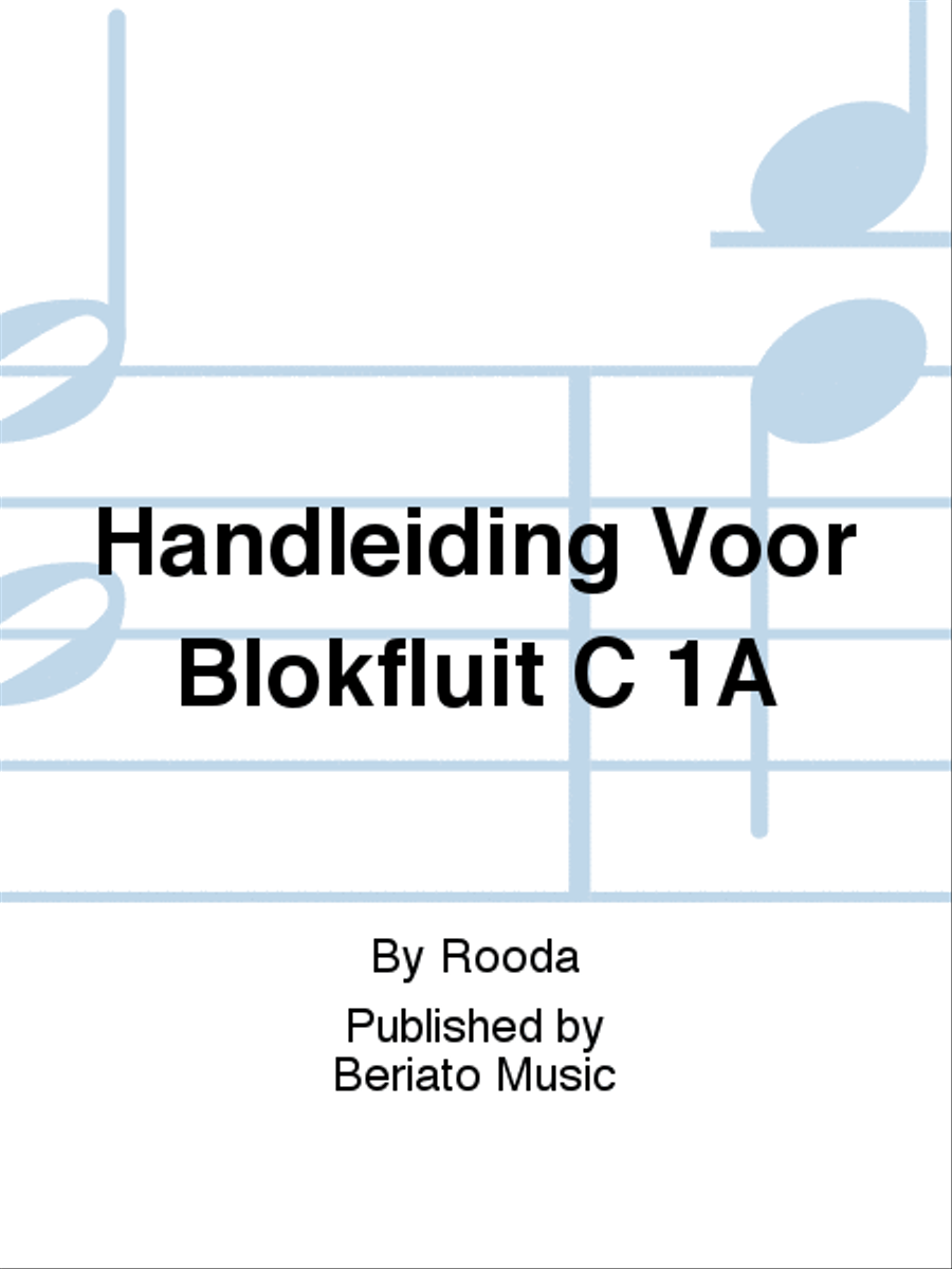 Handleiding Voor Blokfluit C 1A