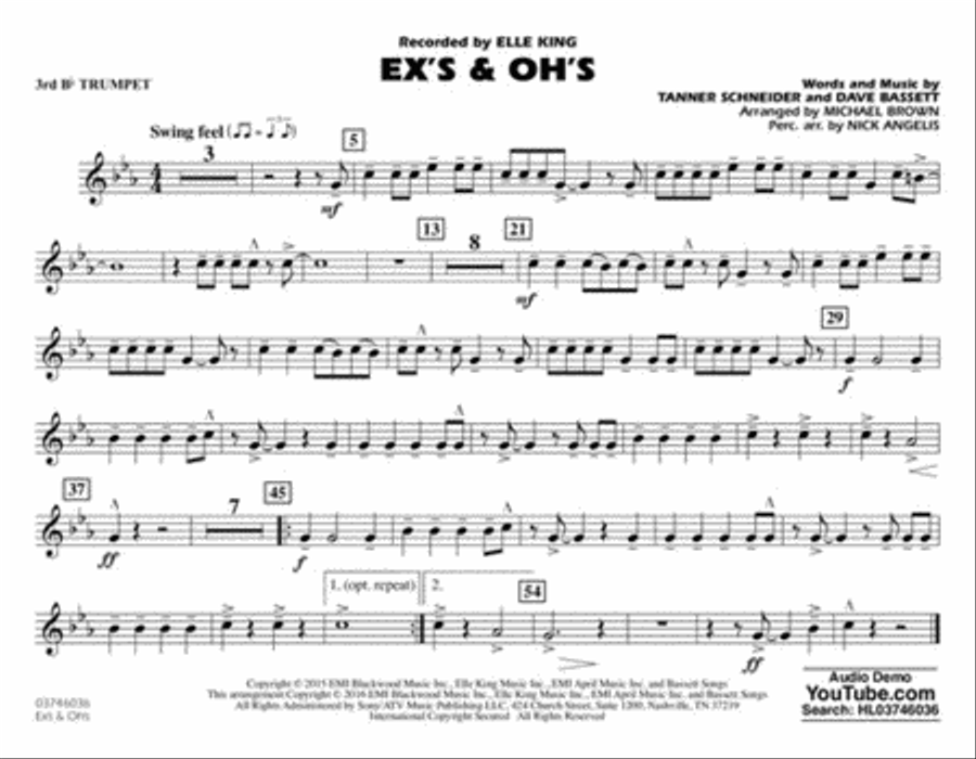 Ex's & Oh's Marching Band scores gallery preview page 5