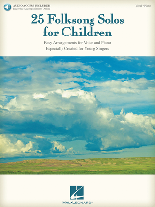Book cover for 25 Folksong Solos for Children