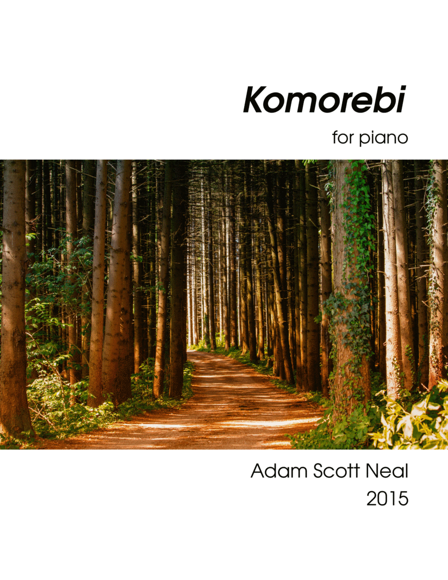 Komorebi Piano Solo scores gallery preview page 1