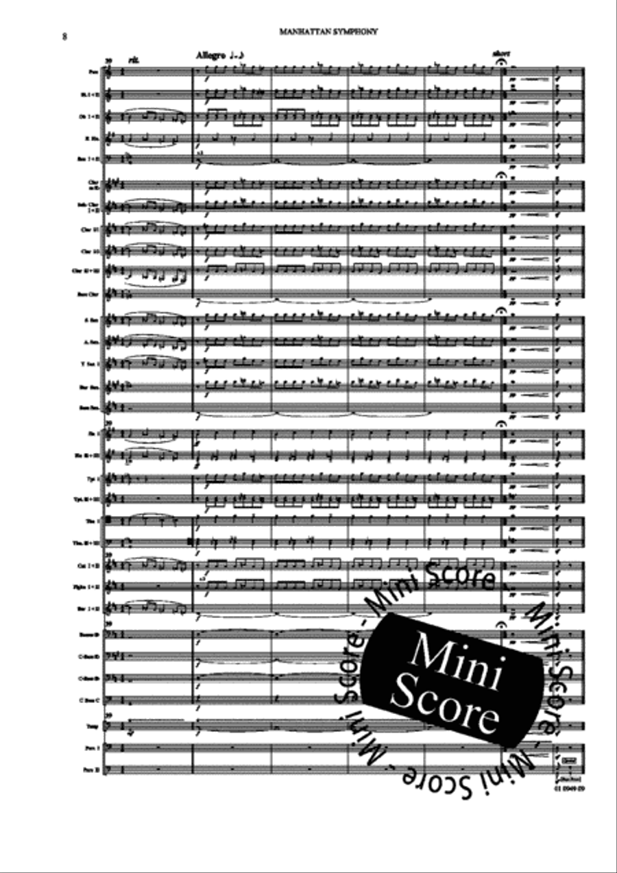 Manhattan Symphony Concert Band scores gallery preview page 12