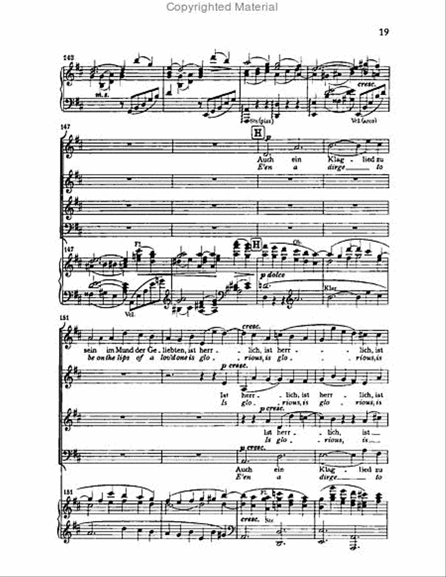 Nanie, Op.82 Choir scores gallery preview page 18