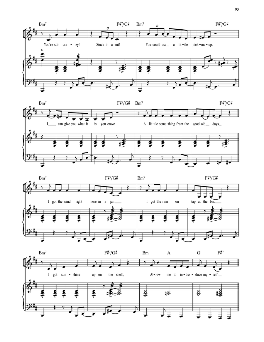 Our Lady Of The Underground (from Hadestown) Voice scores gallery preview page 3