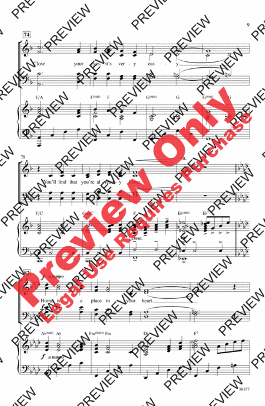 Already Home 4-Part scores gallery preview page 9