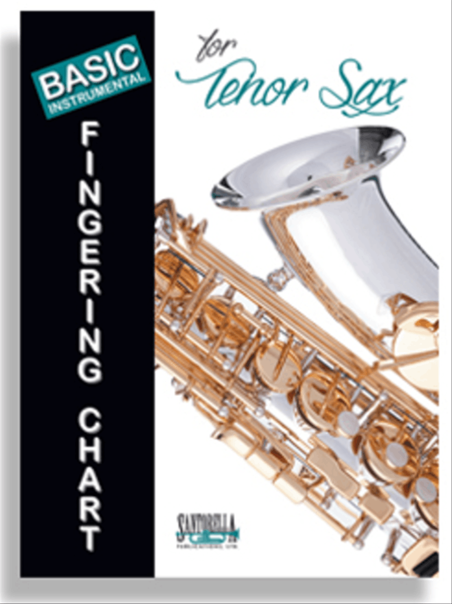 Basic Fingering Chart for Tenor Sax Tenor Saxophone scores gallery preview page 1