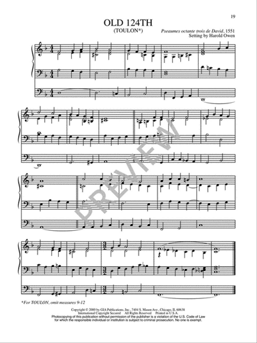 Twenty-Five Organ Harmonizations - Volume 1 Organ scores gallery preview page 21