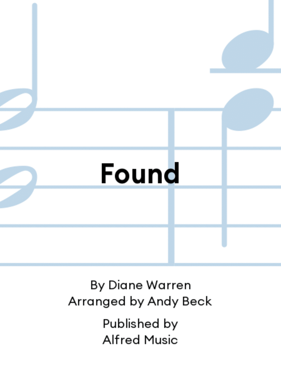 Found Found Choir scores gallery preview page 1