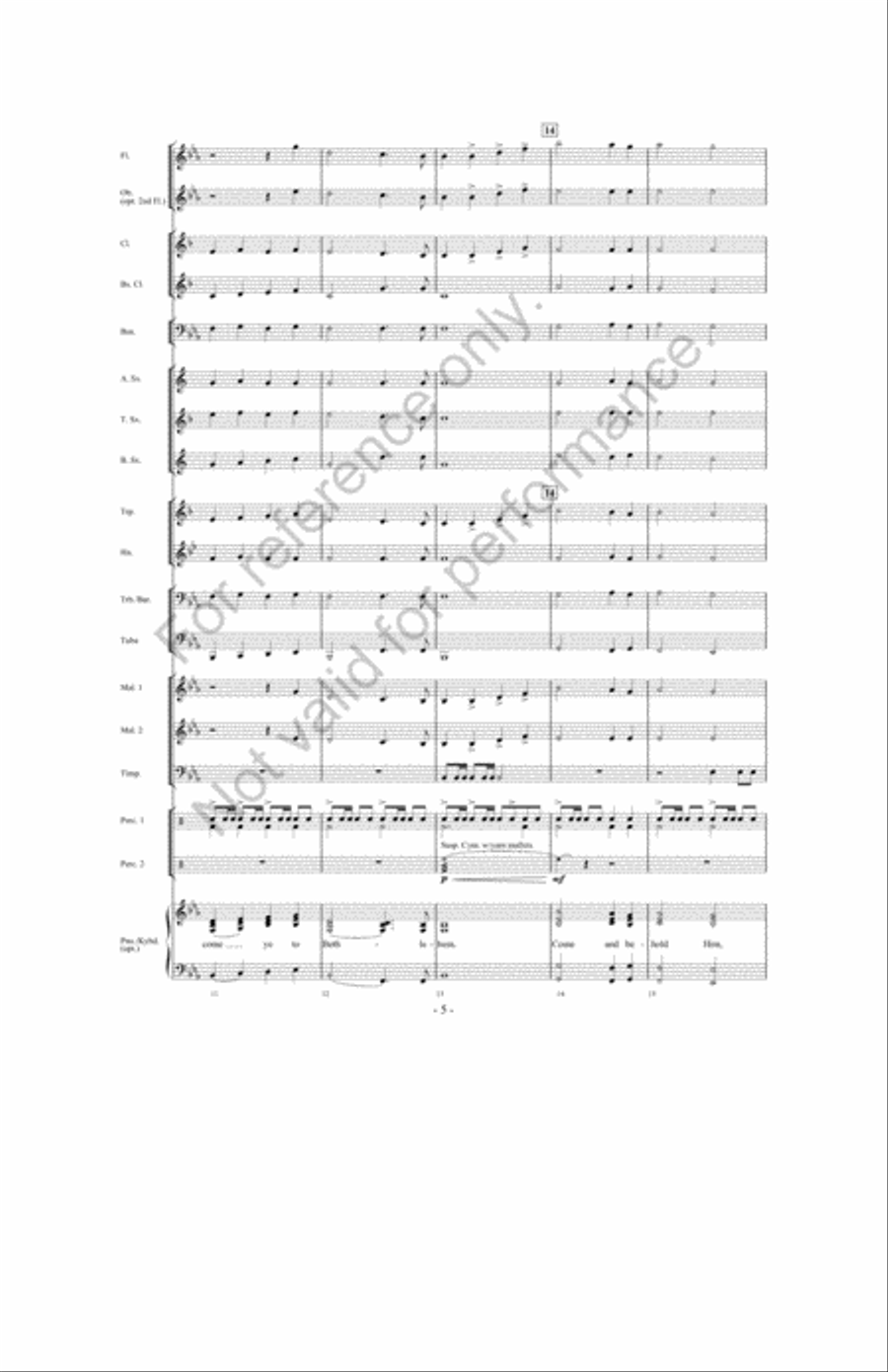 Songs Of Christmas Cheer! Concert Band scores gallery preview page 4