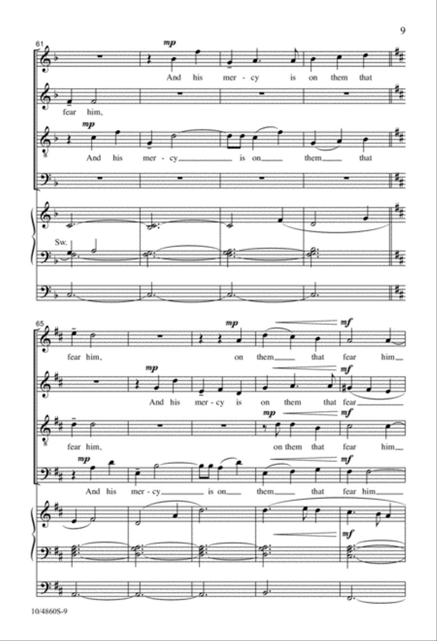 Magnificat and Nunc Dimittis (