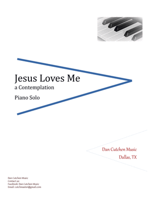 Book cover for Piano - Jesus Loves Me-a Contemplation