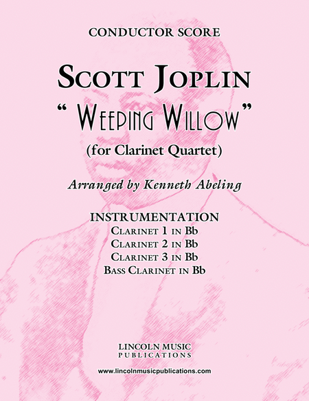 Joplin - “Weeping Willow” (for Clarinet Quartet) image number null