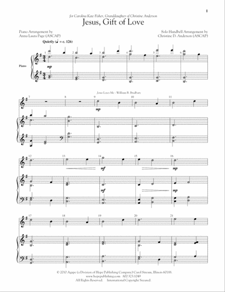 Songs for the Solo Ringer, Vol.2 Easy Piano scores gallery preview page 4