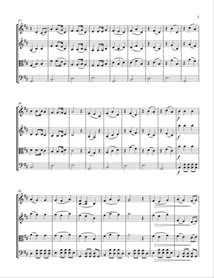 Your Hand In Mine String Trio scores gallery preview page 5
