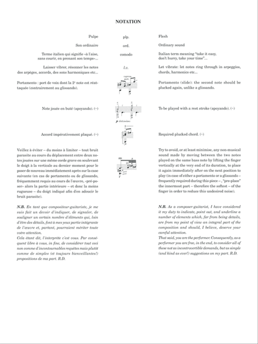 Comme le jour... Comme le jour... Classical Guitar scores gallery preview page 4