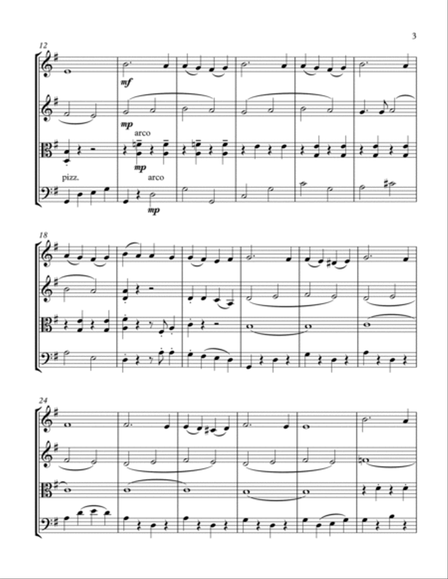 L-O-V-E String Quartet scores gallery preview page 5