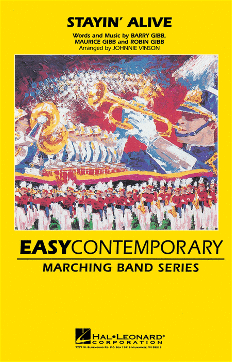 Stayin Alive Marching Band scores gallery preview page 1