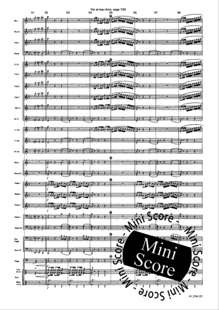 For My Friend Concert Band scores gallery preview page 11