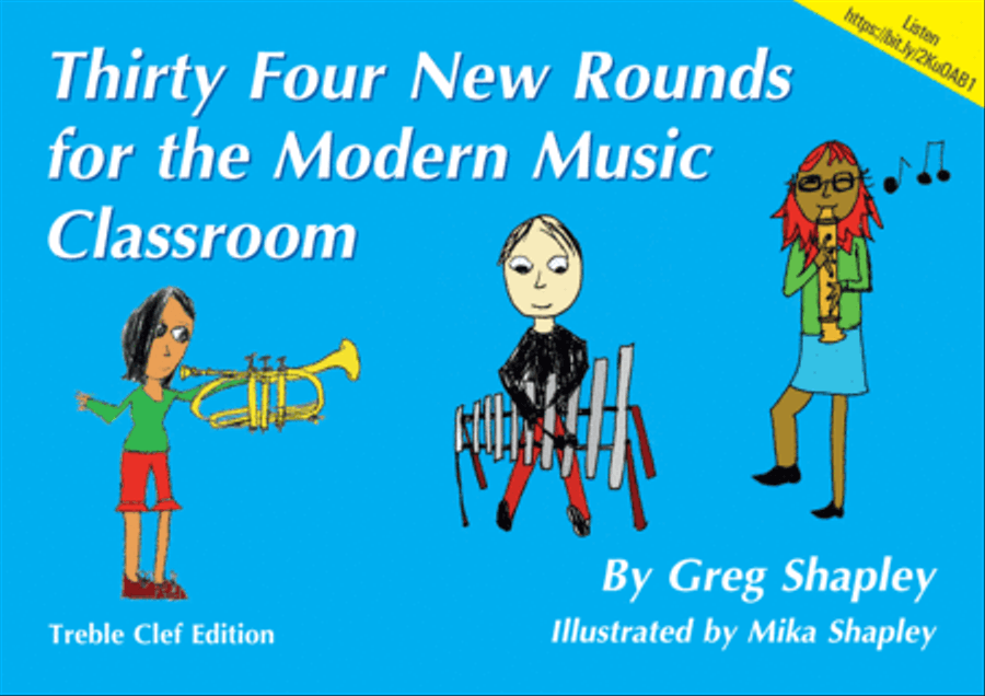 Thirty Four New Rounds for the Modern Music Classroom Concert Band scores gallery preview page 1