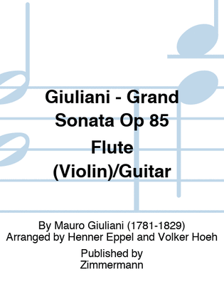 Giuliani - Grand Sonata Op 85 Flute (Violin)/Guitar