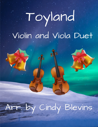 Book cover for Toyland, for Violin and Viola Duet